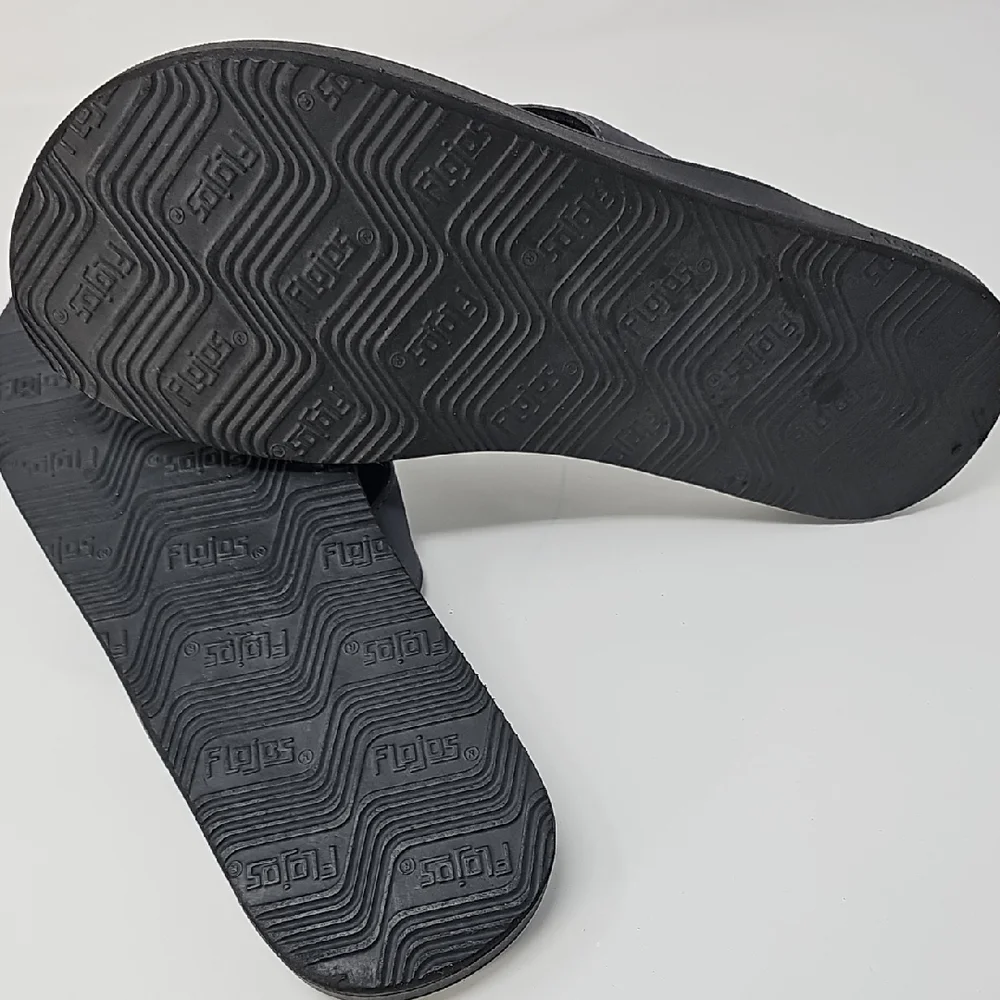 Flojos Black Men's Sandals